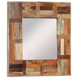 Vidaxl Wandspiegel 50x50 cm Festes Recyclingholz