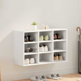 Vidaxl schoenenkast 77,5 x 30 x 51 cm bewerkt hout wit