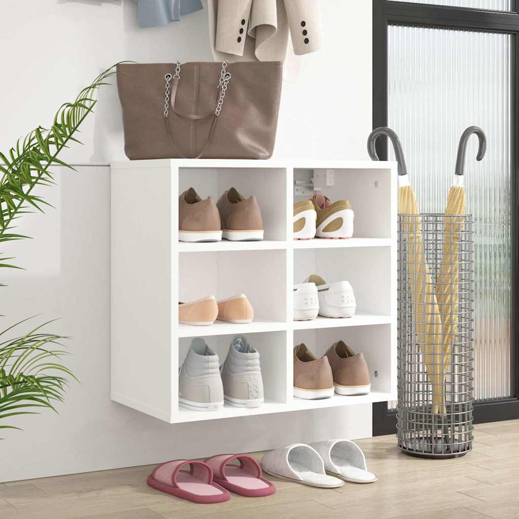 Vidaxl schoenenkast 52,5x30x50 cm wit