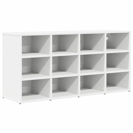 Vidaxl schoenenkast met plank wit 103 x 30 x 51 cm bewerkt hout