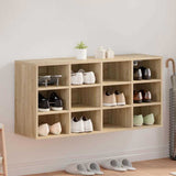 Vidaxl schoenenkast sonoma eiken 103 x 30 x 51 cm bewerkt hout