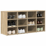 Vidaxl schoenenkast 103 x 30 x 51 cm bewerkt hout sonoma eiken