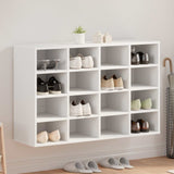 Vidaxl schoenenkast 103 x 30 x 67 cm bewerkt hout wit