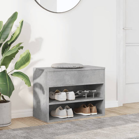 Vidaxl Schuhe Bank 60x30x45 cm verarbeiteter Holzbetrijs