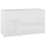 Vidaxl Schuhsofa 80x30x45 cm verarbeitetes Holz weiß