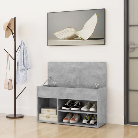 Vidaxl Schuhe Bank 80x30x45 cm verarbeiteter Holzbetrijs