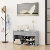 Vidaxl Schuhe Bank 80x30x45 cm verarbeiteter Holzbetrijs