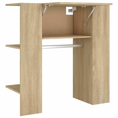 Vidaxl halmeubel 97,5x37x99 cm bewerkt hout sonoma eikenkleurig