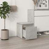 VIDAXL -Speicherbox mit Schublade 40,5 x 40 x 40 cm verarbeiteter Holzbetonpreis