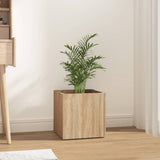 VIDAXL -Pflanzer Big 40x40x40 cm verarbeitetes Holz Sonoma Eiche