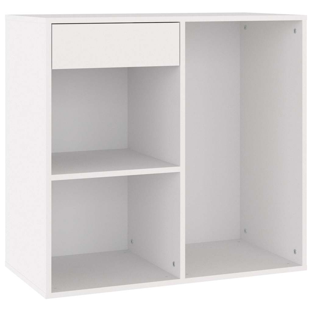 Vidaxl cosmeticakast 80x40x75 cm bewerkt hout wit