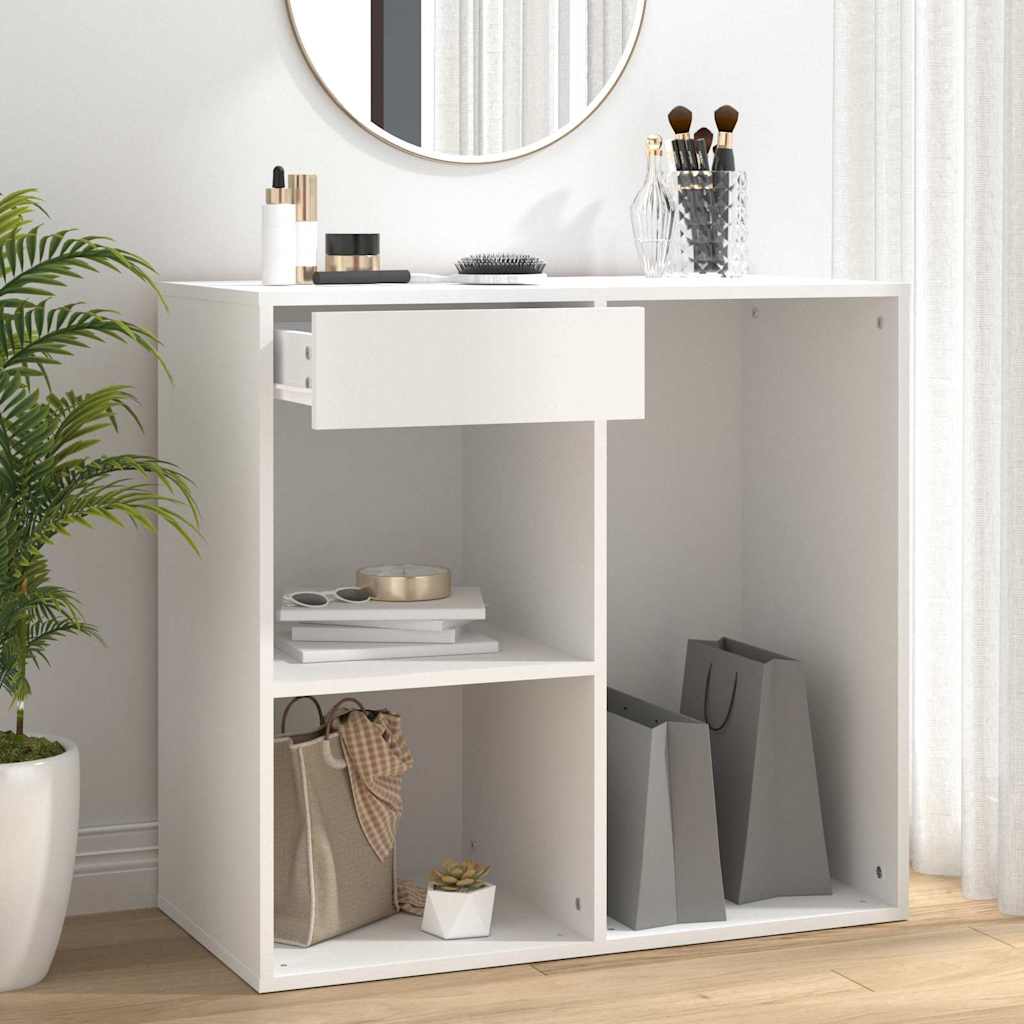 Vidaxl cosmeticakast 80x40x75 cm bewerkt hout wit
