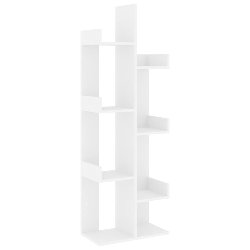 Vidaxl boekenkast 48x25,5x140 cm bewerkt hout wit