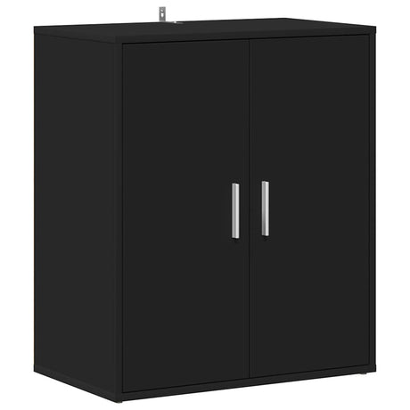 Vidaxl Schuhschrank 60x35x70 cm propertiertes Holzschwarz