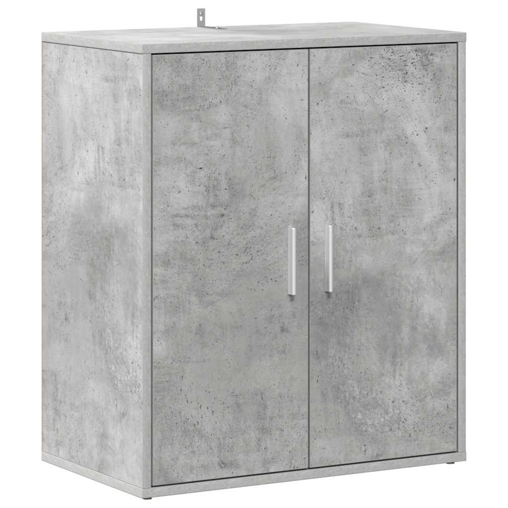 VIDAXL -Schuhschrank 60x35x70 cm verarbeiteter Holzbetonglijs