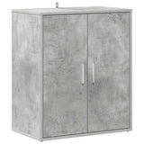 VIDAXL -Schuhschrank 60x35x70 cm verarbeiteter Holzbetonglijs