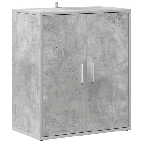 VIDAXL -Schuhschrank 60x35x70 cm verarbeiteter Holzbetonglijs