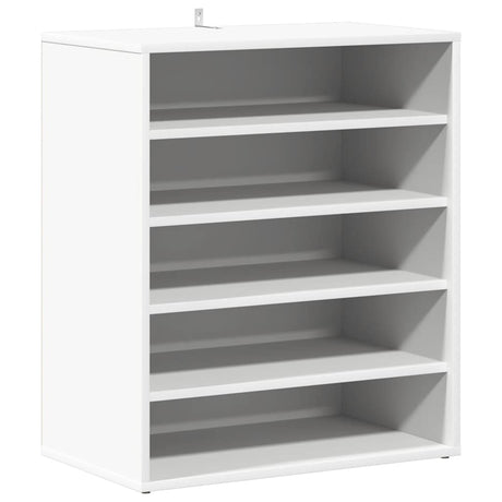 Vidaxl Schuhschrank 60x35x70 cm verarbeitetes Holz weiß