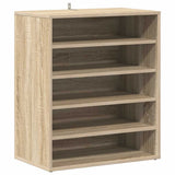 Vidaxl Schuhschrank 60x35x70 cm Propertiertes Holz Sonoma Eiche gefärbt