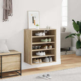Vidaxl Schuhschrank 60x35x70 cm Propertiertes Holz Sonoma Eiche gefärbt
