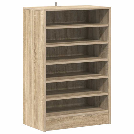Vidaxl Schuhschrank 60x35x92 cm Propertiertes Holz Sonoma Eiche gefärbt
