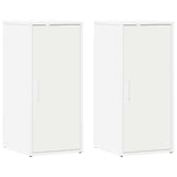 Vidaxx Schuhschränke 2 Stk. 32x35x70 cm lackiertes Holz weiß