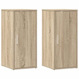 Vidaxx Schuhschränke 2 Stk. 32x35x70 cm Spanplatte Sonoma-Eiche farbig