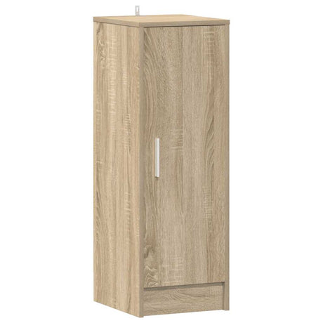 VIDAXL -Schuhschrank 32x35x92 cm verarbeitetes Holz Sonoma Eiche gefärbt