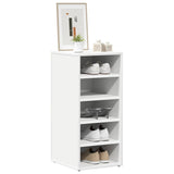 Vidaxl -Schuhschränke 2 PCs 31,5 x 35 x 70 cm verarbeitetes Holz weiß