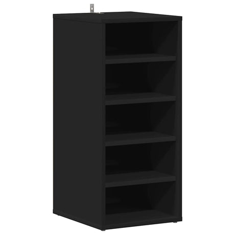 Vidaxx Schuhschrank 31,5x35x70 cm Spanplatte schwarz