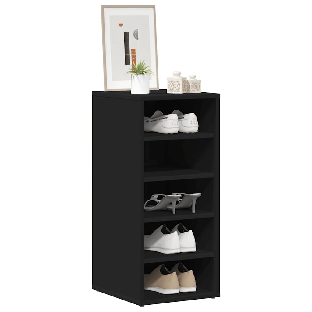 Vidaxx Schuhschrank 31,5x35x70 cm Spanplatte schwarz