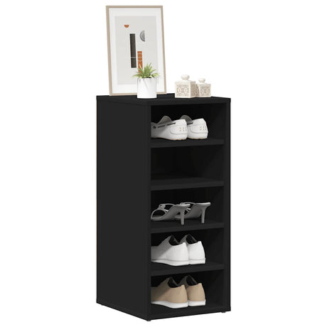 Vidaxx Schuhschrank 31,5x35x70 cm Spanplatte schwarz