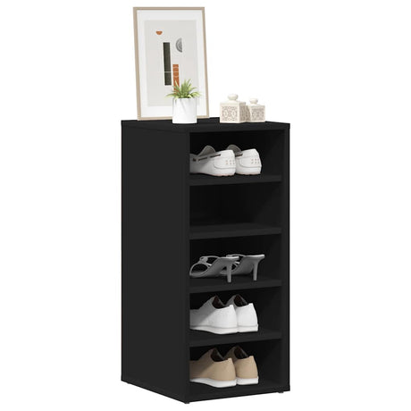 Vidaxx Schuhschrank 31,5x35x70 cm Spanplatte schwarz