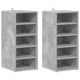 VIDAXL -Schuhschränke 2 PCs 31,5 x 35 x 70 cm verarbeiteter Holzbetonpreis