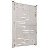 VIDAXL GARDE Gate 100x150 cm Edelstahl