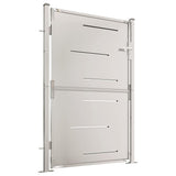 VIDAXL GARDE Gate 100x150 cm Edelstahl