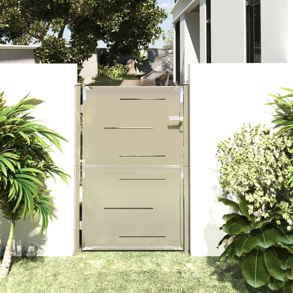 VIDAXL GARDE Gate 100x150 cm Edelstahl