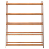 VIDAXL -Schuhregal 65x24x81 cm verarbeitetes Holzbraun