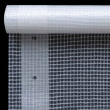 VIDAXL DEPSILES 2 ST LENO 260 G M² 2x15 M Weiß