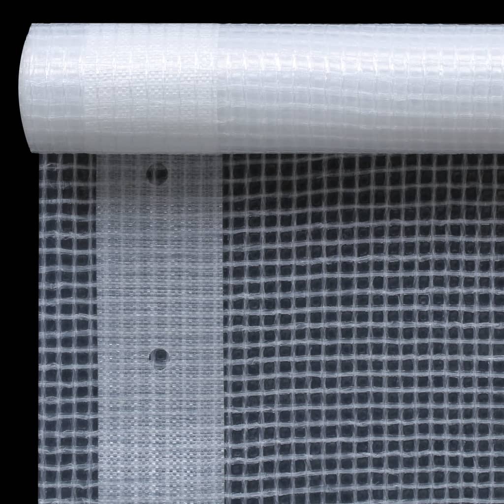 Vidaxl Dase sils 2 ST Leno 260 g m² 3x3 m Weiß