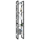 Vidaxl boekenkast met 5 schappen 40x30x175 cm bewerkt hout wit
