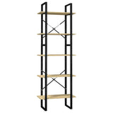 Vidaxl boekenkast met 5 schappen 60x30x175 cm massief grenenhout