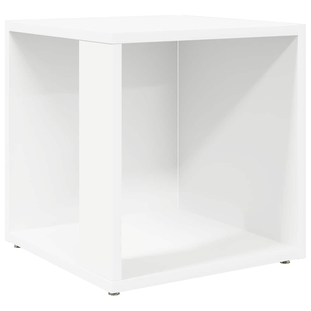 Vidaxl bijzettafel 33x33x34,5 cm bewerkt hout wit
