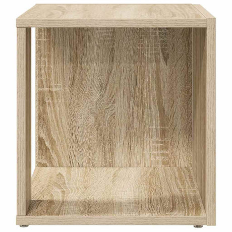 Vidaxl bijzettafel 33x33x34,5 cm bewerkt hout sonoma eikenkleurig