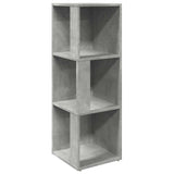 Vidaxl hoekkast 33x33x100 cm bewerkt hout betongrijs