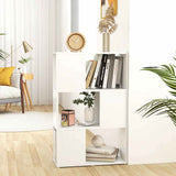 Vidaxl boekenkast kamerscherm 60x24x94 cm bewerkt hout wit
