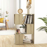 Vidaxl boekenkast kamerscherm 60x24x94 cm bewerkt hout sonoma eiken