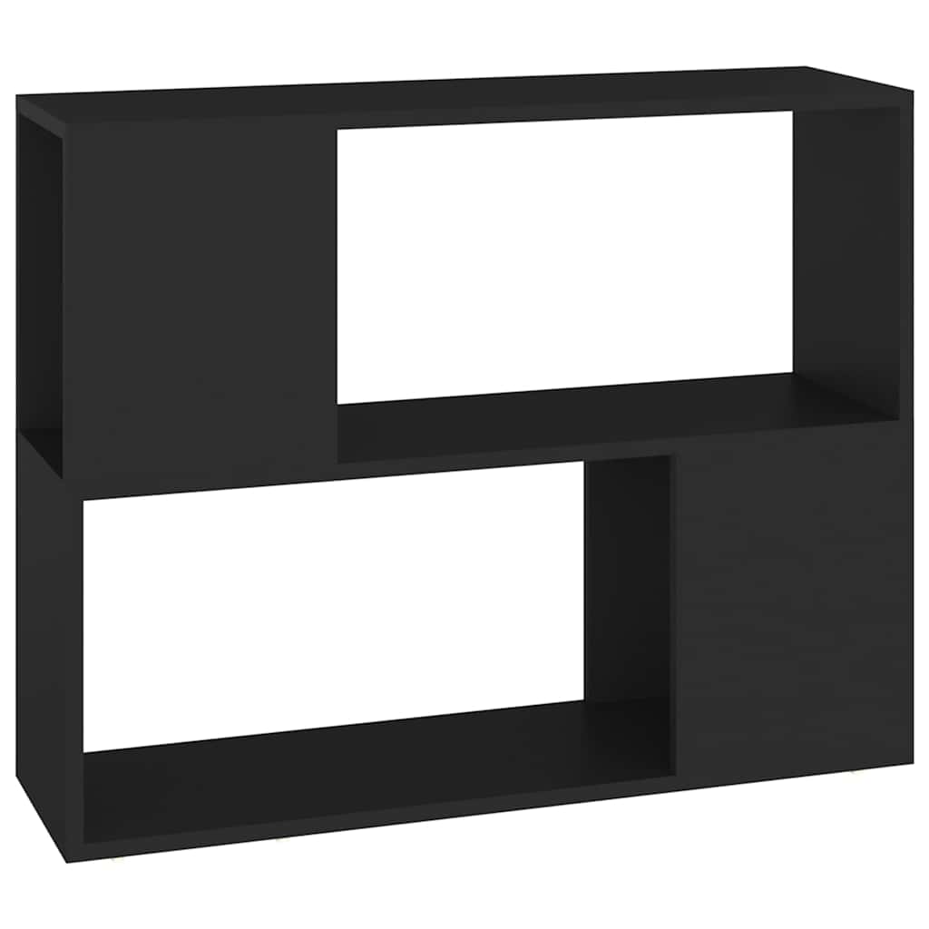 Vidaxl tv-meubel 80x24x63 cm bewerkt hout zwart