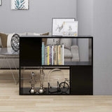 Vidaxl tv-meubel 80x24x63 cm bewerkt hout zwart