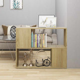 Vidaxl tv-meubel 80x24x63 cm bewerkt hout sonoma eikenkleurig